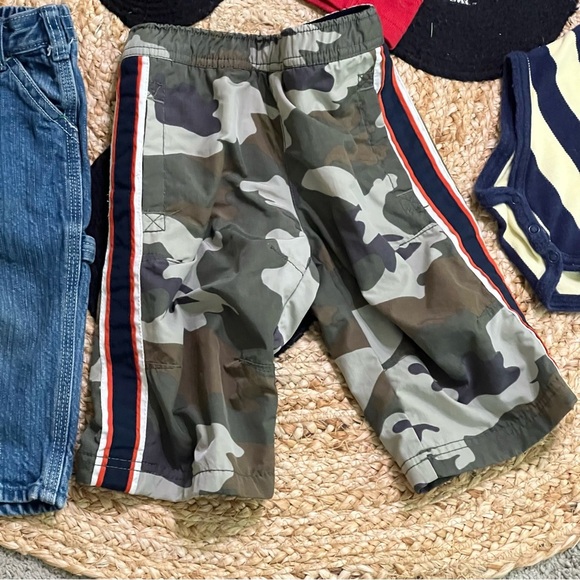 Vintage name brand 100% cotton baby boy clothing bundle denim jersey no flaws - Picture 2 of 9